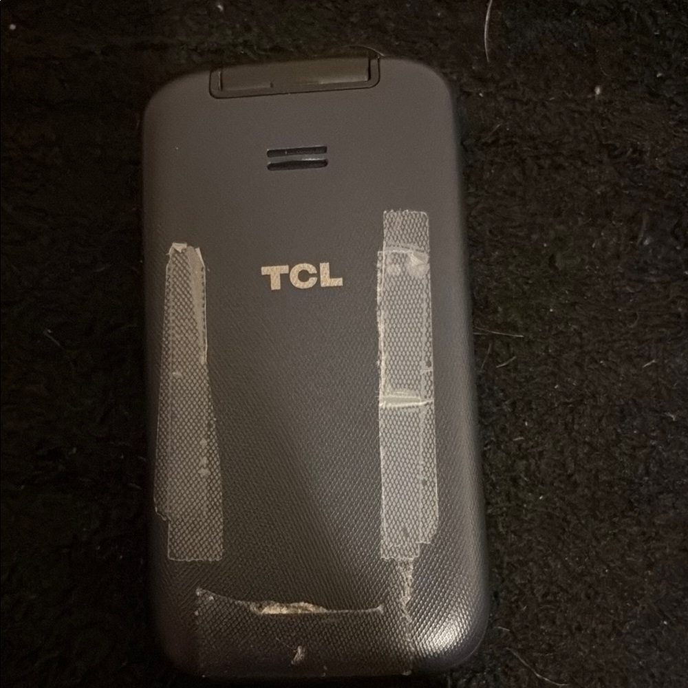 TCL Charcoal Flip Phone